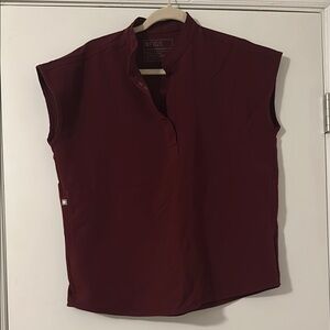 Figs Women's Burgundy Top